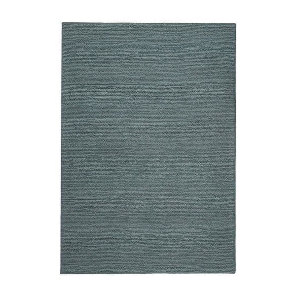 Graublauer, handgewebter Wollteppich, 200 × 290 cm Harris Boucle - Flair Rugs