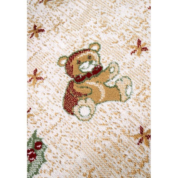 Grüner, runder Teppich mit Weihnachtsmotiv und Baumwollanteil, Durchmesser 160 cm Toy's Delight Green Christmas - Villeroy&Boch-image-4