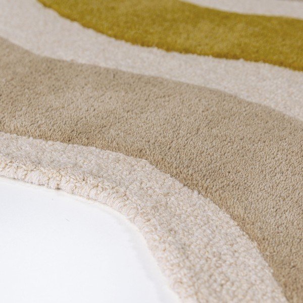 Grün/naturfarben, handgewebter Läufer aus Wolle, 80 x 300 cm Cascade Wool - Flair Rugs-image-4