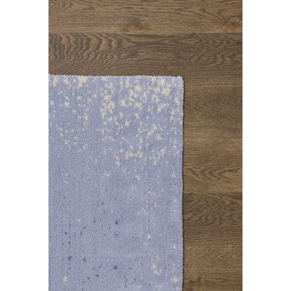 Hellblauer Wollteppich, 133 × 180 cm Folds - Agnella-image-3
