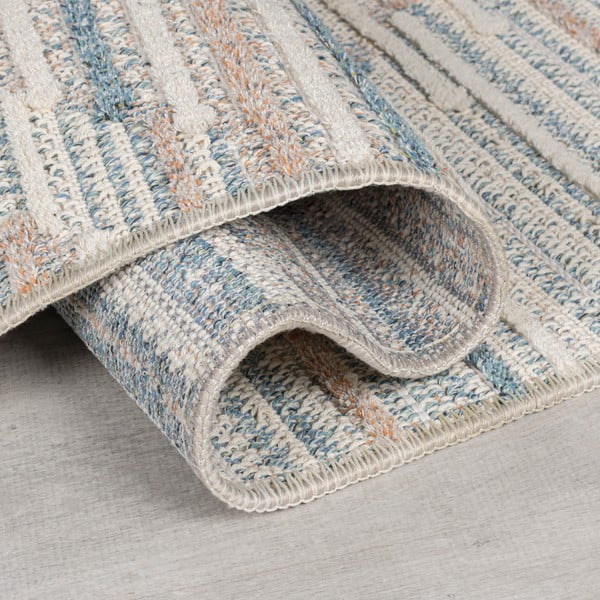 Elfenbeinfarbener waschbarer Teppich 78x150 cm Clementine Multi – Flair Rugs-image-2