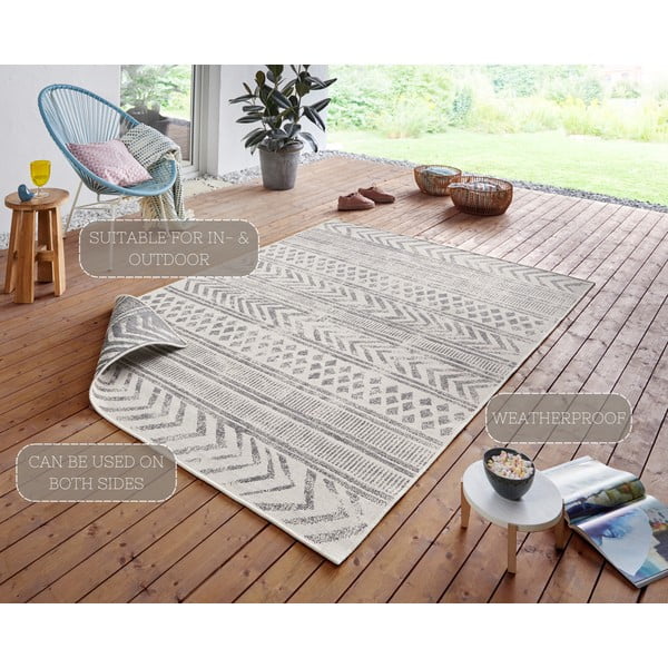 Brauner/beige Teppich für Innen- und Außenbereiche 80x150 cm Biri – Hanse Home-image-4