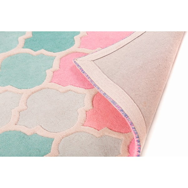 Rosa Wollteppich 200 × 290 cm Rosella - Flair Rugs-image-3