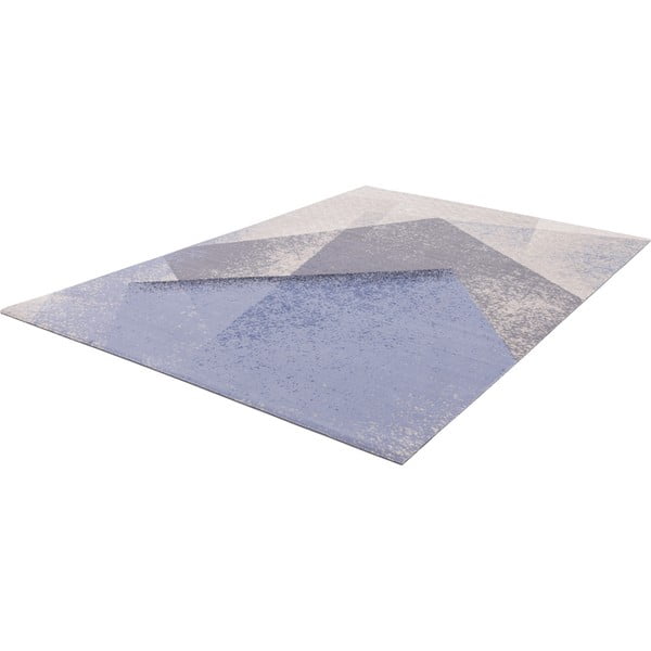 Hellblauer Wollteppich, 133 × 180 cm Folds - Agnella-image-4