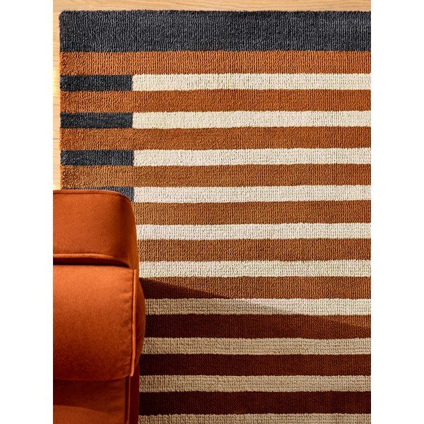 Orange handgewebter Teppich 120x170 cm Lois – MADE-image-4