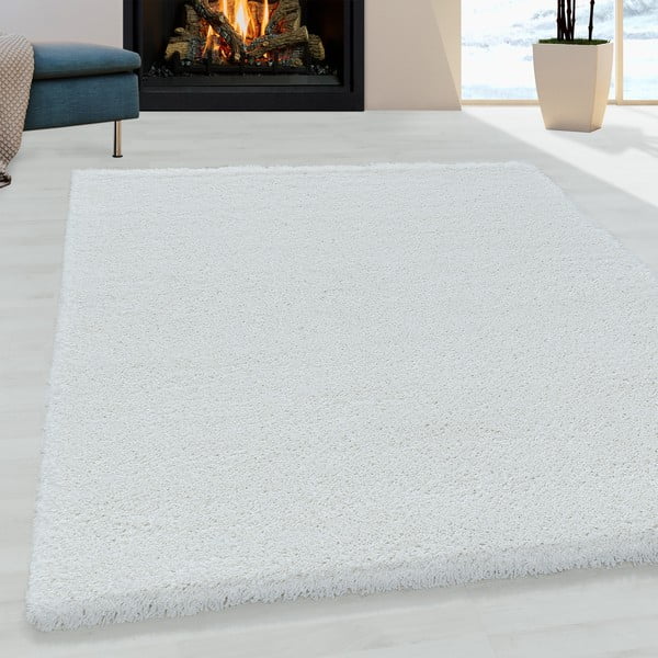 Weißer Teppich 160 × 230 cm Fluffy - Ayyildiz Carpets-image-1