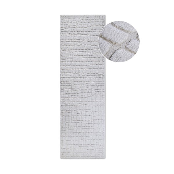 Cremefarbener Läufer 80 × 240 cm Artistique Cream White - Elle Decoration