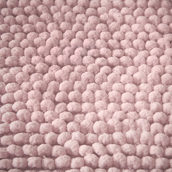 Rosa Badematte, 50 x 120 cm Aspen Bobble - Bianca-image-3