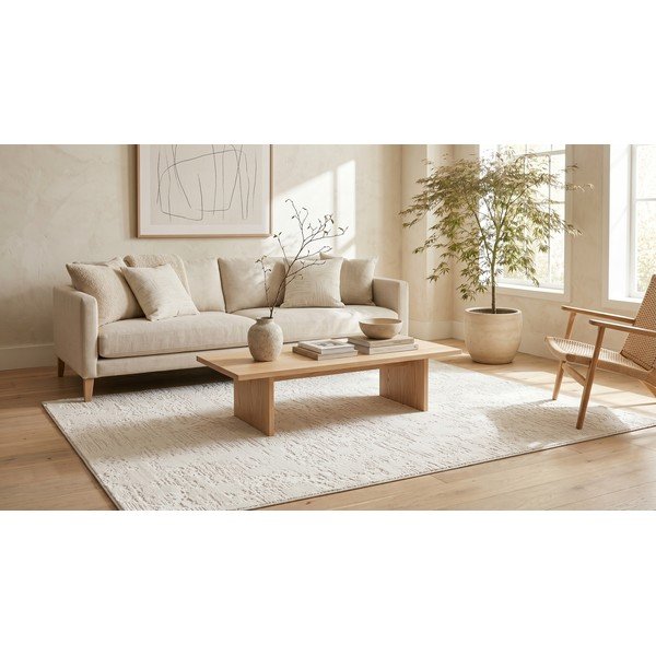 Cremefarbener Teppich 80 x 150 cm Celeste - ESTE-image-4