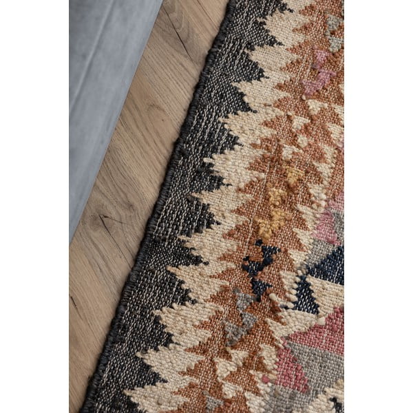 Grauer, handgewebter Jute-Teppich, 200 × 300 cm Roya Parsa - Elle Decoration-image-4