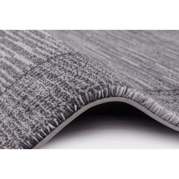 Dunkelgrauer Wollteppich, 160 × 240 cm Linea - Agnella-image-2