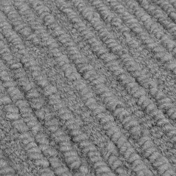 Grauer, handgewebter Läufer aus Wolle, 80 × 230 cm Harris Boucle - Flair Rugs-image-2