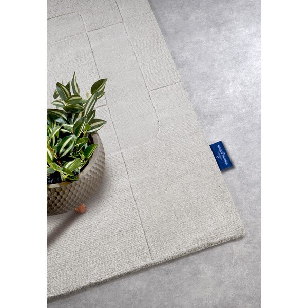 Cremefarbener, handgewebter Läufer aus Wolle, 80 x 250 cm Charlotte - Villeroy&Boch-image-2
