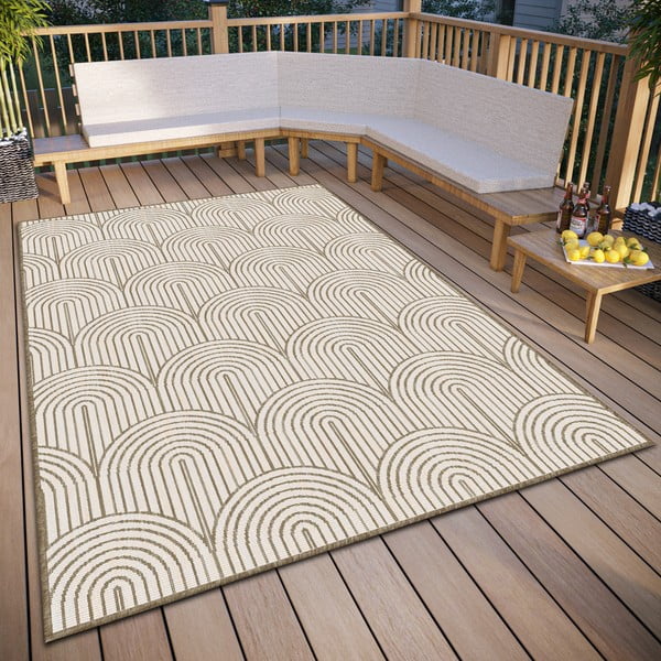 Brauner Outdoor-Teppich 120 × 170 cm Pangli Linen - Hanse Home-image-2