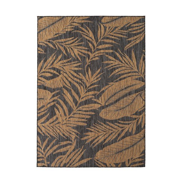 Schwarzer/brauner Teppich für den Innen- und Außenbereich, 240 × 340 cm Mira 1451 - Ayyildiz Carpets