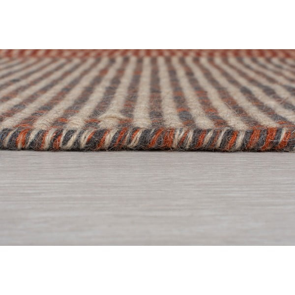Orangefarbener Wollteppich, Läufer, 60 x 200 cm Anu - Flair Rugs-image-4