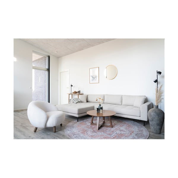 Blau-orangefarbener runder Teppich, Ø 200 cm Havana - House Nordic-image-1
