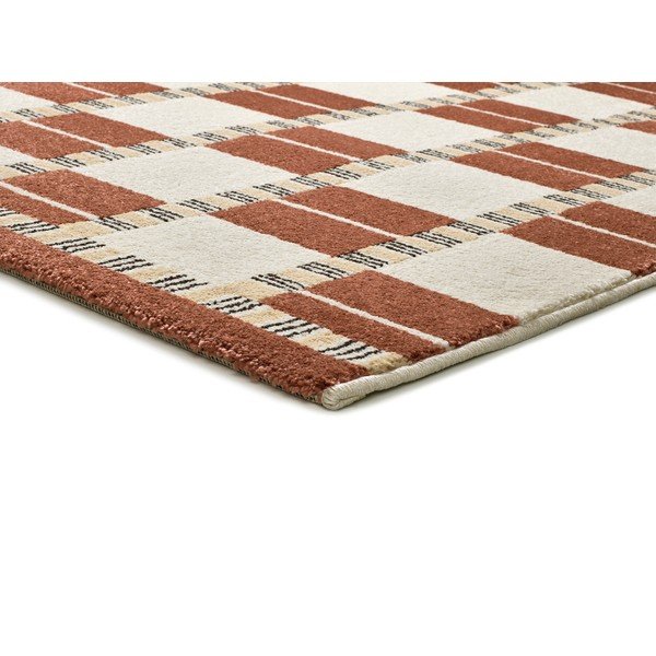 Beige/terakottafarbener Teppich, 80 × 150 cm Astra - Universal-image-2