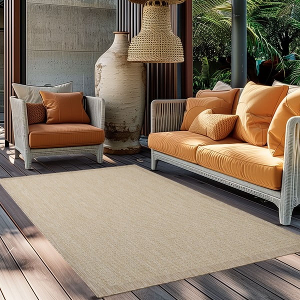 Beiger Outdoor-Teppich 80 × 150 cm Giza 1410 - Ayyildiz Carpets-image-1
