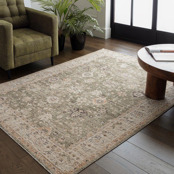 Grün/beiger, handgewebter Teppich, 160 × 240 cm Heriz Ornate - Asiatic Carpets-image-1