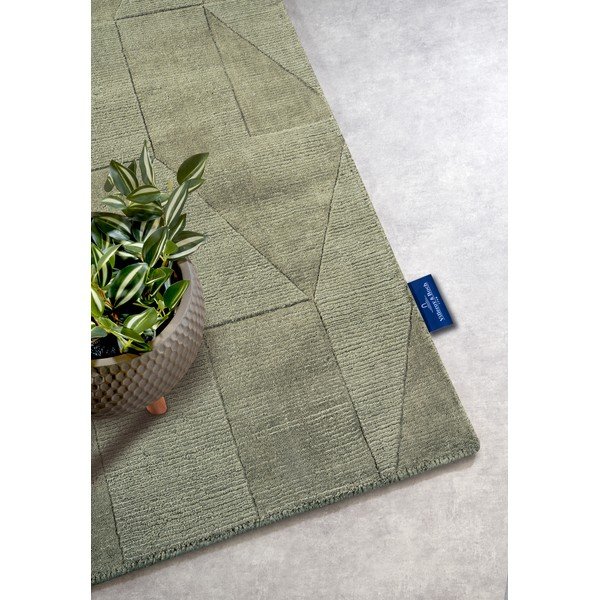 Grüner, handgewebter Läufer aus Wolle, 80 x 250 cm Ursule - Villeroy&Boch-image-2