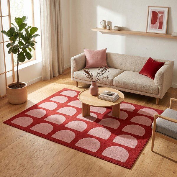 Roter/rosa Teppich, 160 × 230 cm Pomegranate - ESTE-image-2