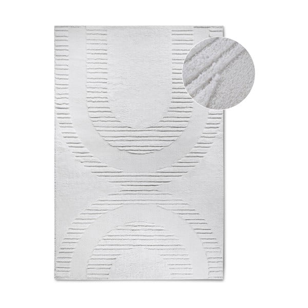 Cremefarbener Teppich 160 x 235 cm Bartoux Cream White - Elle Decoration