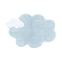 Hellblauer, waschbarer, handgewebter Baumwoll-Kinderteppich, 70 x 100 cm Mini Dream - Lorena Canals