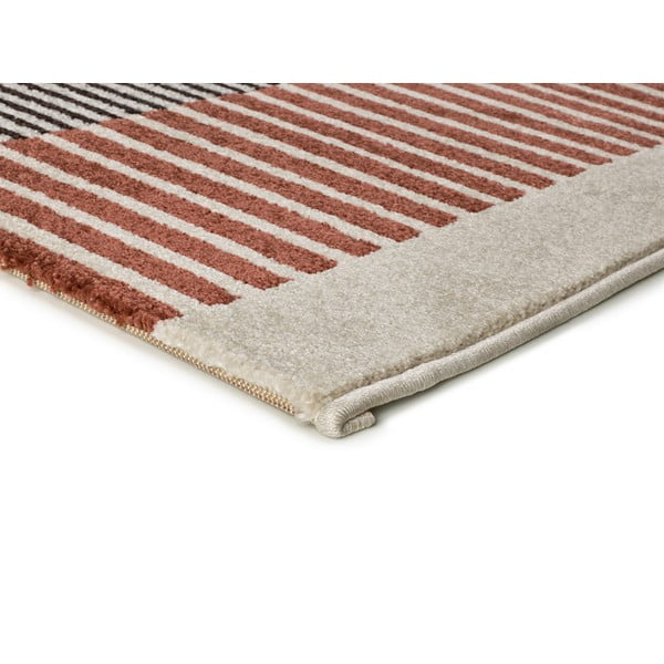 Rot-grauer Teppich 160 × 230 cm Gaia - Universal-image-3