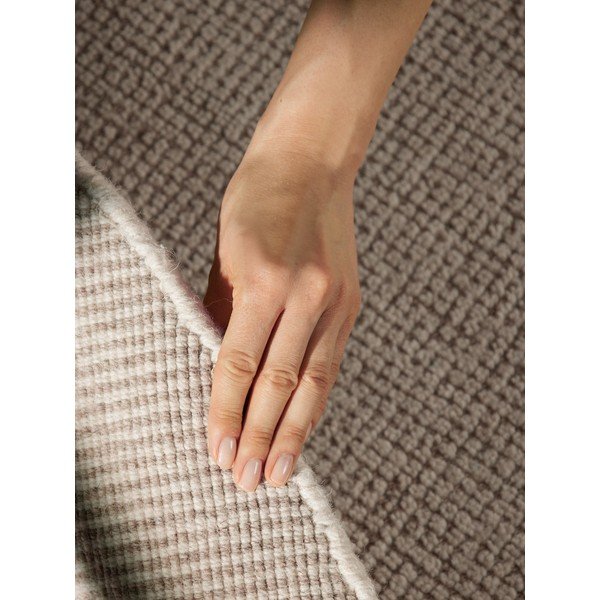 Cremefarbener, handgewebter runder Wollteppich, Ø 160 cm Greenwich - Ted Baker-image-3