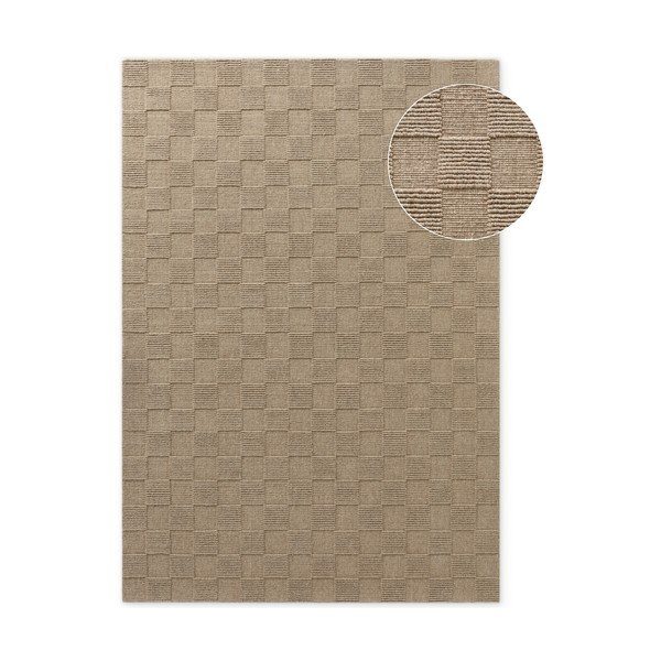 Brauner, handgewebter Wollteppich, 120 × 170 cm Scala - Villeroy&Boch