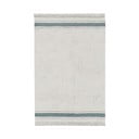 Blau-cremefarbener, waschbarer, handgewebter Baumwollteppich, 90 x 130 cm Gastro Vintage Blue - Lorena Canals