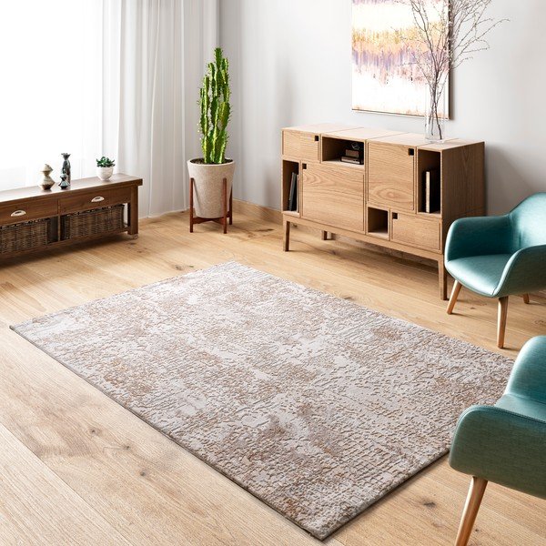 Beiger Teppich 115 × 170 cm Oris - Universal-image-1