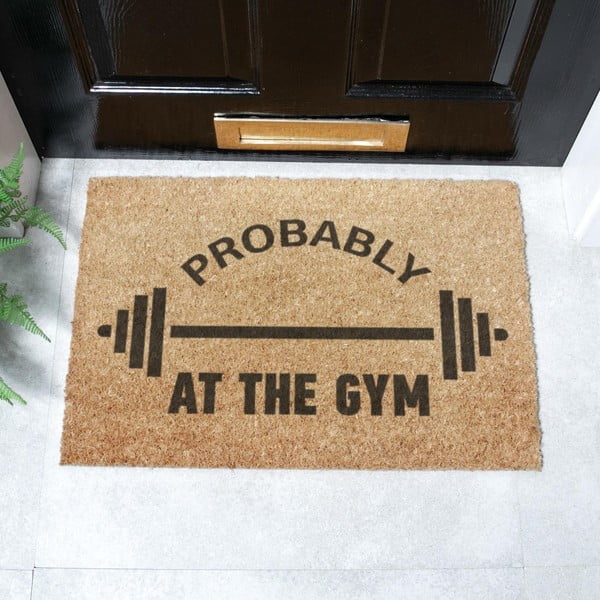 Fußmatte aus Kokosfasern, 40 x 60 cm Probably At The Gym - Artsy Doormats-image-2