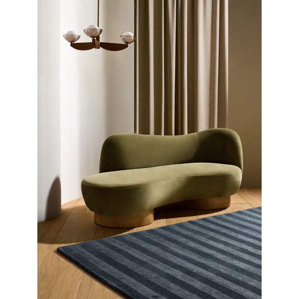 Dunkelblauer handgewebter Teppich 160x230 cm Connor – MADE-image-1