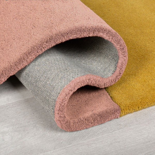 Blauer, handgewebter Wollteppich, 120 × 180 cm Lozenge Bright Multi - Flair Rugs-image-3