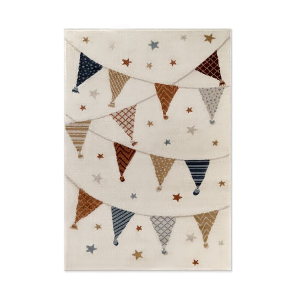 Cremefarbener Kinderteppich 160 x 235 cm Kids Party - Hanse Home
