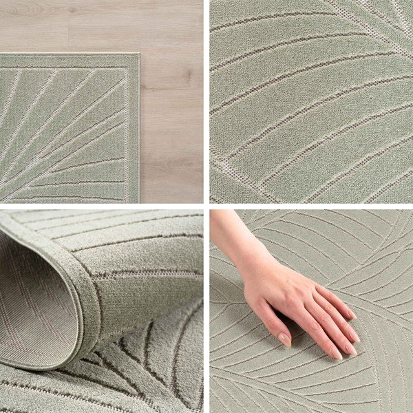 Grüner Teppich für den Innen- und Außenbereich, 240 x 340 cm Nova 1203 - Ayyildiz Carpets-image-2