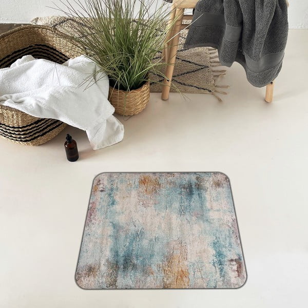 Blau-graue Badezimmerteppiche im 2er-Set, 60 x 100 cm - Mila Home-image-4