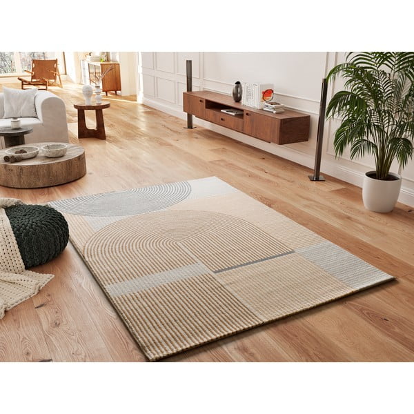 Beiger Teppich 140 × 200 cm Garden - Universal-image-1