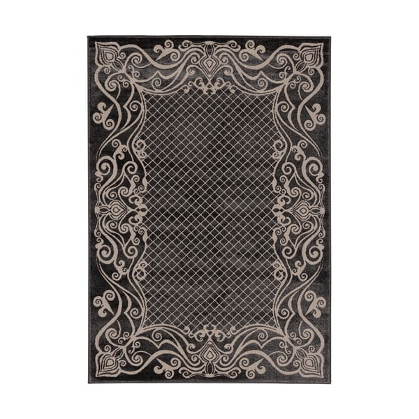 Dunkelgrauer Teppich 133x190 cm Soft – FD