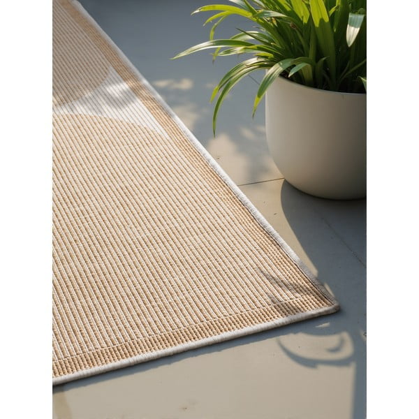 Teppich für den Innen- und Außenbereich in Beige und Elfenbein, 200 × 290 cm Duet Bowen - Hanse Home-image-4