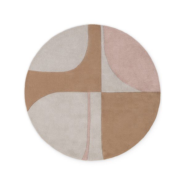 Handgewebter runder Wollteppich, Ø 160 cm Westminster Windmill - Ted Baker