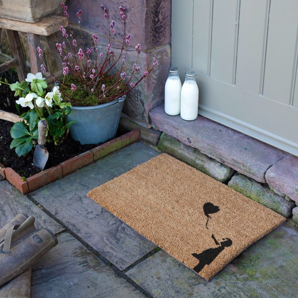 Fußmatte aus Kokosfasern, 40 x 60 cm Girl With a Ballon - Artsy Doormats-image-3