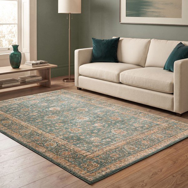 Teppich in Petrolblau, 120 × 160 cm Raja - Asiatic Carpets-image-3