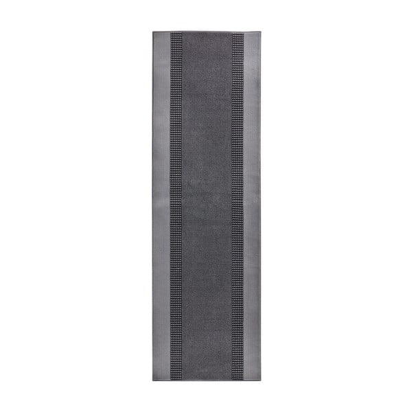 Grauer Läufer 80 × 300 cm Basic - Hanse Home