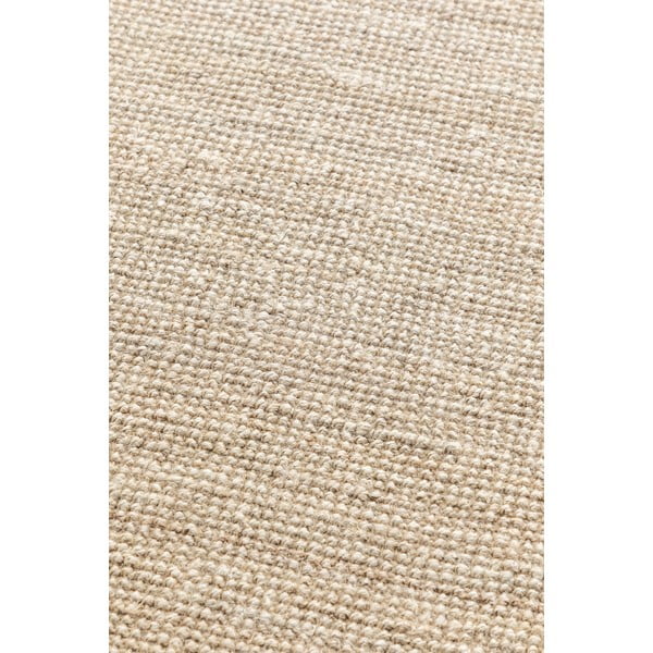 Cremefarbener Jute-Teppich, 190 × 280 cm Bouclé - Hanse Home-image-2