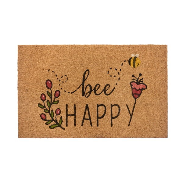 Fußmatte aus Kokosfasern, 75 x 45 cm Bee Happy - Hanse Home