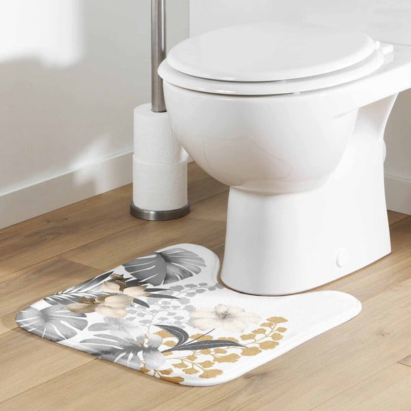 Badezimmer-Fußmatte für das WC, 45 x 45 cm Kelly - douceur d'intérieur-image-1