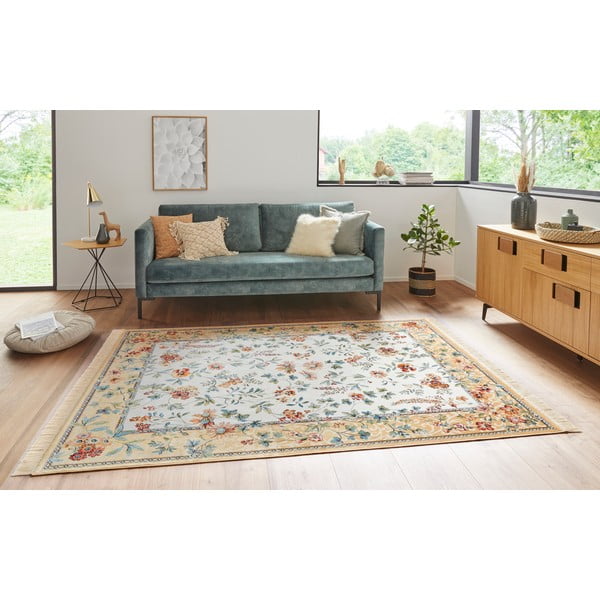 Beiger Viskose-Teppich, 95 × 140 cm Oriental - Hanse Home-image-1